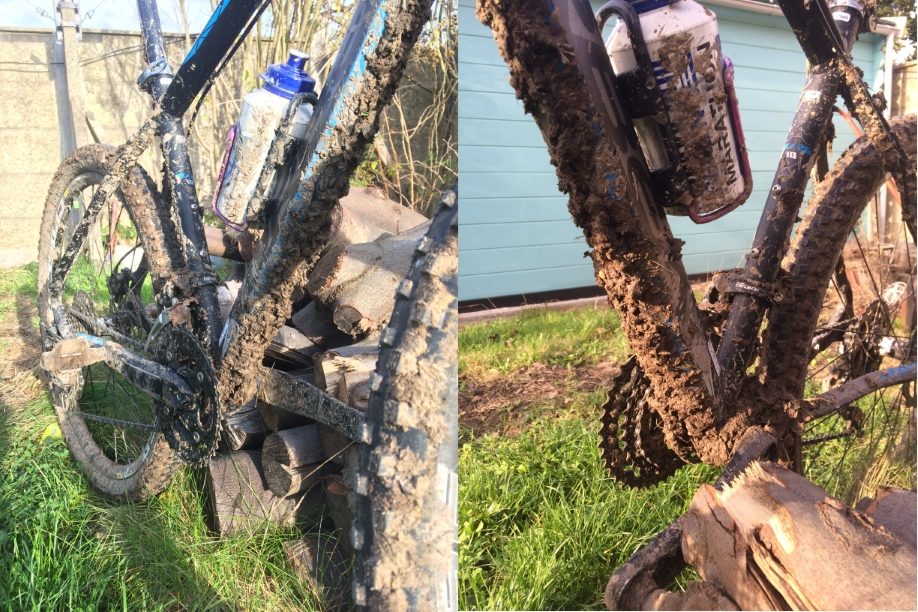 ENTRETIEN VTT - BOÎTIERS & PÉDALIERS Boitier de pédalier sous la boue