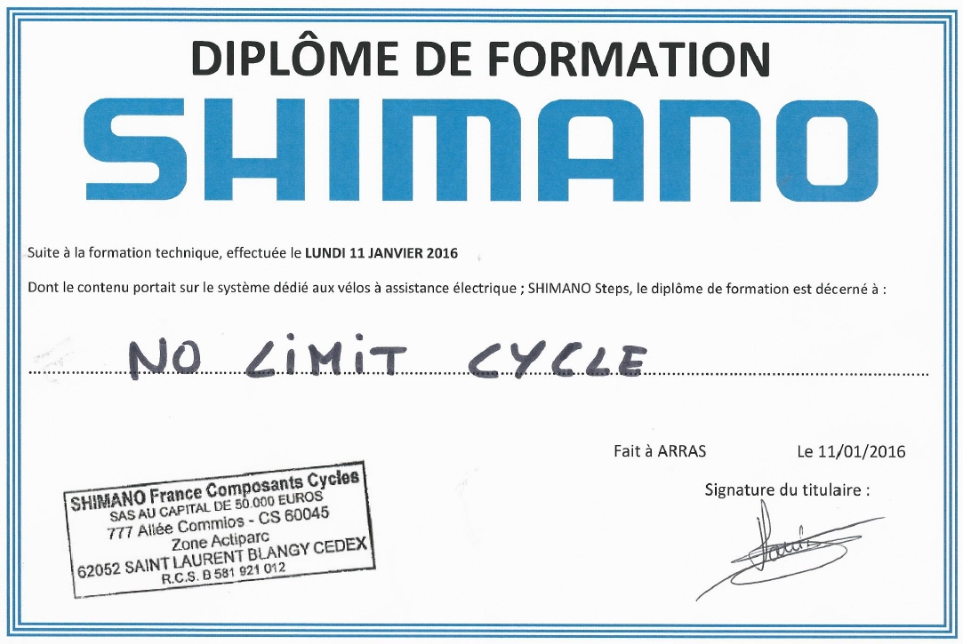 shimano-formation